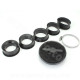 FILTRE A AIR MARCHALD POWER FILTER NOIR L 40mm / Ø CONNEXION  28-32-36-39-43MM / ANGLE 0°