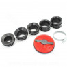 FILTRE A AIR MARCHALD POWER FILTER ROUGE L 40 mm / Ø CONNEXION  28-32-36-39-43MM