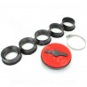 FILTRE A AIR MARCHALD POWER FILTER ROUGE L 40 mm / Ø CONNEXION  28-32-36-39-43MM / ANGLE 0°