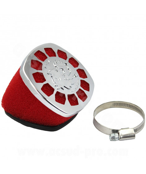 FILTRE A AIR SCOOT MALOSSI E14 COUDE Ø35