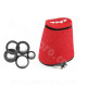 FILTRE A AIR TNT MOUSSE BIG Ø28-55 DROIT ROUGE