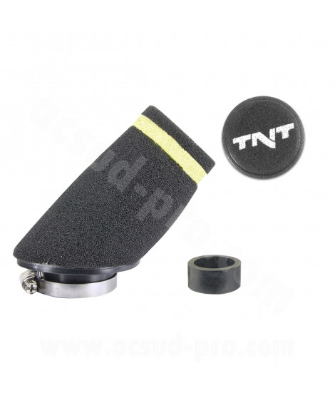 FILTRE A AIR TNT MOUSSE SMALL 30° Ø28/35 NOIR