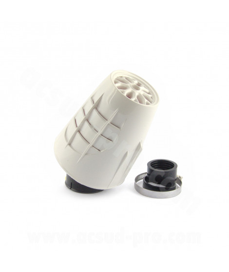 FILTRE A AIR TNT OBUS 30° Ø35/28 BLANC