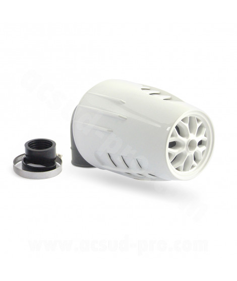 FILTRE A AIR TNT OBUS 90° Ø35/28 BLANC