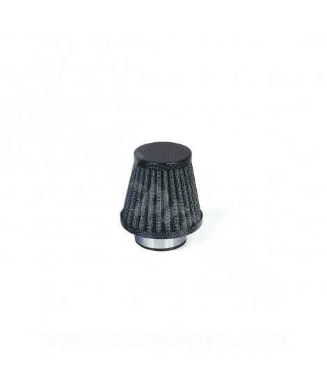 FILTRE A AIR TNT TYPE KN DROIT Ø28/35 IMITATION CARBONE