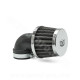 FILTRE A AIR TNT TYPE KN SMALL COUDE Ø28/35 CHROME