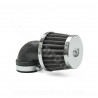 FILTRE A AIR TNT TYPE KN SMALL COUDE Ø28/35 CHROME