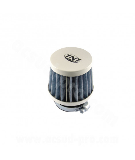 FILTRE A AIR TNT TYPE KN SMALL DROIT Ø28/35 BLANC