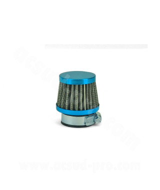 FILTRE A AIR TNT TYPE KN SMALL DROIT Ø28/35 BLEU