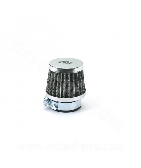 FILTRE A AIR TNT TYPE KN SMALL DROIT Ø28/35 CHROME