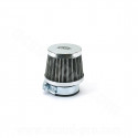 FILTRE A AIR TNT TYPE KN SMALL DROIT Ø28/35 CHROME