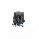 FILTRE A AIR TNT TYPE KN SMALL DROIT Ø28/35 IMITATION CARBONE