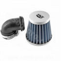 FILTRE A AIR TYPE KN COUDE Ø28/35 BLANC