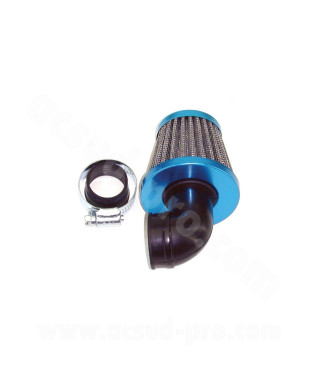 FILTRE A AIR TYPE KN COUDE Ø28/35 BLEU