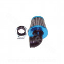 FILTRE A AIR TYPE KN COUDE Ø28/35 BLEU