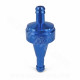 FILTRE A ESSENCE CNC BLEU ANODISE Ø6 DEMONTABLE