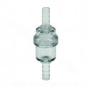FILTRE A ESSENCE CYLINDRIQUE PLASTIQUE TRANSPARENT ACSUD Ø6