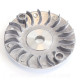 FLASQUE / JOUE FIXE VARIATEUR ALU ADAPT. MBK 50 BOOSTER X 4T. OVETTO 4T. NITRO 4T / YAMAHA 50 NEOS 4T. AEROX 4T. GIGGLE 4T