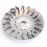 FLASQUE / JOUE FIXE VARIATEUR ALU ADAPT. MBK 50 BOOSTER X 4T. OVETTO 4T. NITRO 4T / YAMAHA 50 NEOS 4T. AEROX 4T. GIGGLE 4T