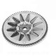 FLASQUE / JOUE FIXE VARIATEUR ALU SCOOTER ADAPT. PEUGEOT TKR / TREKKER / SPEEDFIGHT 1 / 2 (OEM : 732801)