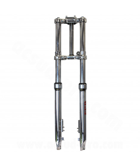 FOURCHE CYCLO EBR  ADAPT. PEUGEOT 103 SPX ROUE EN 16 POUCES CHROME