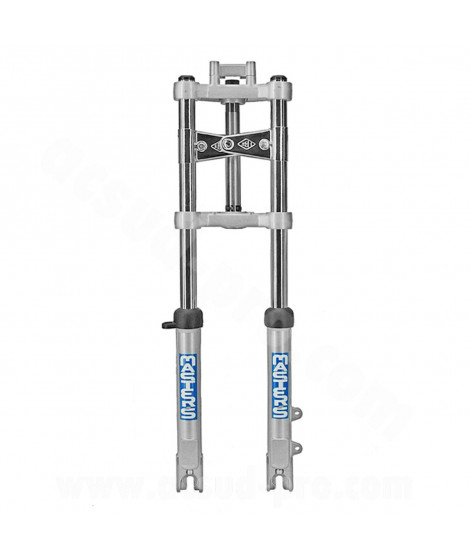 FOURCHE CYCLO EBR ALU HYDRAU ADAPT. PEUGEOT 103 / MBK 51 ( MONTAGE FREIN A DISQUE ) Ø28 mm