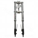FOURCHE CYCLO EBR INVERSEE ADAPT. PEUGEOT 103 (Ø30mm / COURSE : 95mm) CHROME