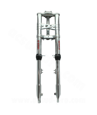 FOURCHE CYCLO EBR INVERSEE MECANIQUE 103 / MBK 51 CHROMEE