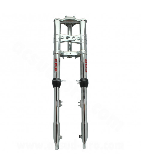 FOURCHE CYCLO EBR INVERSEE MECANIQUE 103 / MBK 51 CHROMEE