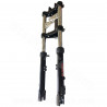 FOURCHE CYCLO HYDRAU EBR ADAPT. PEUGEOT 103 / MBK 51 NOIR ( MONTAGE FREIN A DISQUE ) Ø28 mm