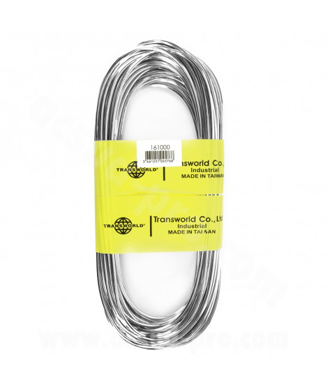 GAINE CYCLO CHROMEE Ø5 18/10 (ROULEAU DE 25m)
