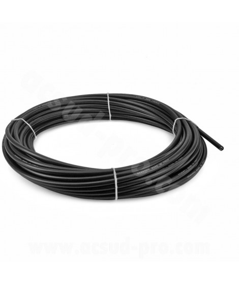 GAINE CYCLO / MOTO Ø6 32/10 NOIR (ROULEAU DE 16.50m)