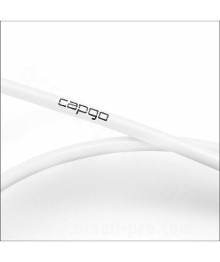GAINE VELO DERAILLEUR CAPGO Ø4mm PTFE BLANC (ROULEAU DE 10m)