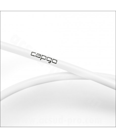 GAINE VELO DERAILLEUR CAPGO Ø4mm PTFE BLANC (ROULEAU DE 10m)