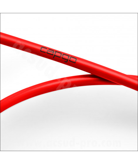 GAINE VELO FREIN CAPGO Ø5mm ROUGE (ROULEAU DE 10m)