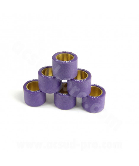 GALET VARIATEUR CARENZI Ø15 x 12 6.5g ADAPT. YAMAHA / MBK BOOSTER / BWS / STUNT / SLIDER / NITRO / AEROX