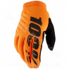 GANTS 100% BRISKER FA22 S FLUO ORANGE/BLACK