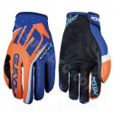 GANTS CROSS FIVE MXF4 BLUE/ORANGE TAILLE L