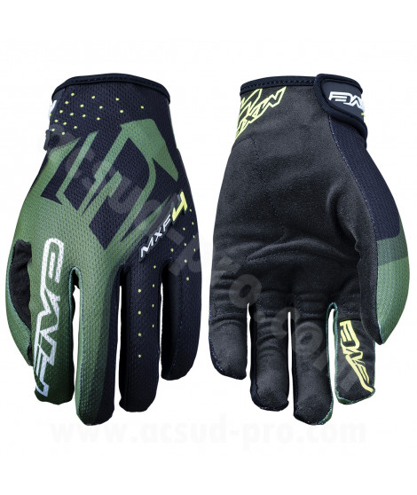GANTS CROSS FIVE MXF4 KAKI/BLACK XL