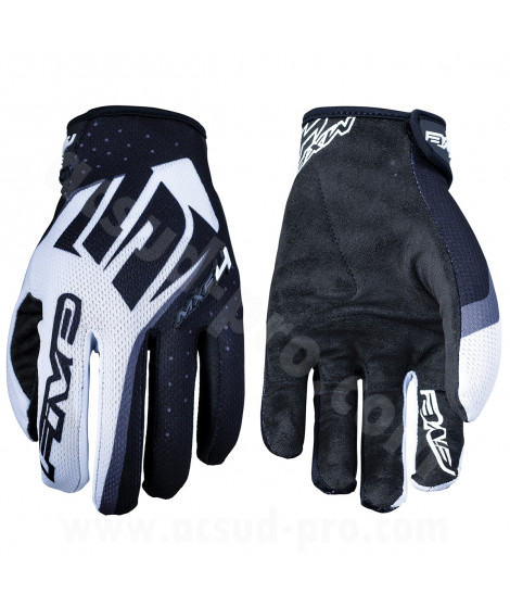 GANTS CROSS FIVE MXF4 WHITE/BLACK TAILLE  L