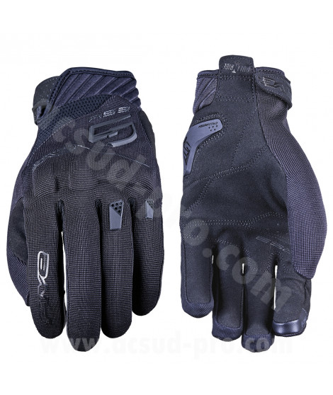 GANTS FIVE RS3 NOIRS COQUES (CERTIFICATION EN 13594:2015)      L