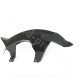 GARDE BOUE ARRIERE ADAPT. PEUGEOT LUDIX 10 NOIR METAL