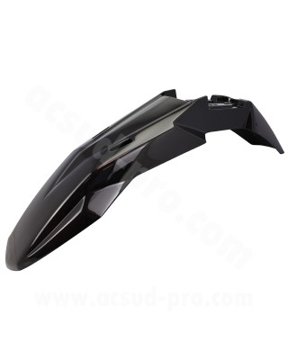 GARDE BOUE AVANT ADAPT. DERBI SENDA 2018 / APRILIA RX 50 FACTORY NOIR