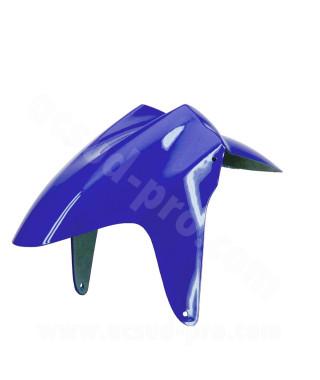 GARDE BOUE AVANT ADAPT. MBK 50 NITRO 1997-2012 / YAMAHA 50 AEROX 1997-2012  BLEU METAL