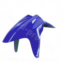 GARDE BOUE AVANT ADAPT. MBK 50 NITRO 1997-2012 / YAMAHA 50 AEROX 1997-2012  BLEU METAL