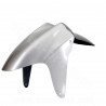 GARDE BOUE AVANT ADAPT. MBK 50 NITRO 1997-2012 / YAMAHA 50 AEROX 1997-2012  GRIS METAL
