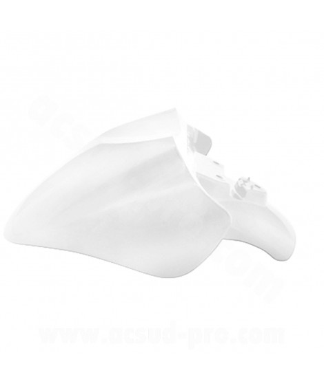 GARDE BOUE AVANT ADAPT. MBK 50 OVETTO 2008-2010 /  YAMAHA 50 NEOS 2008-2010  BLANC