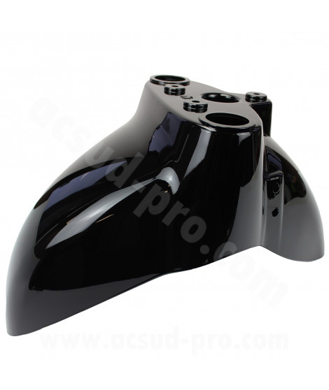 GARDE BOUE AVANT ADAPT. NOIR SYM FIDDLE 2 50cc 4 T 2011-2021 / 125cc 2010-2014 (OEM : 61100-ALA-0000-WD)