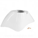 GARDE BOUE AVANT ADAPT. PIAGGIO ZIP 50 2T AC-4T BLANC