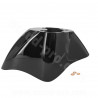 GARDE BOUE AVANT ADAPT. PIAGGIO ZIP 50 2T AC-4T NOIR METAL